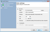 New VM wizard step 2